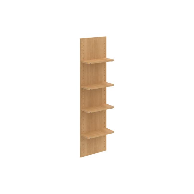 Drive wardrobe insert, for wardrobe height 185 cm, oak