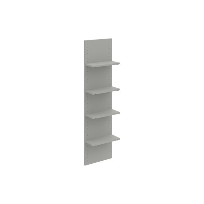 Drive wardrobe insert, for wardrobe height 185 cm, gray