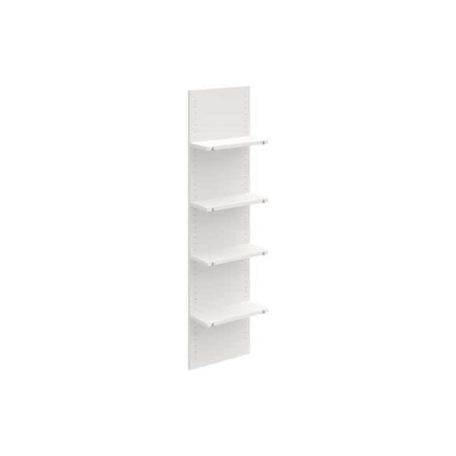 Drive wardrobe insert, for wardrobe height 185 cm, white