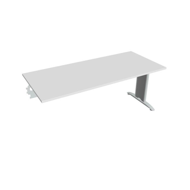 [ON187099] Rokovací stôl Flex, 180x75,5x80 cm, biely/kov