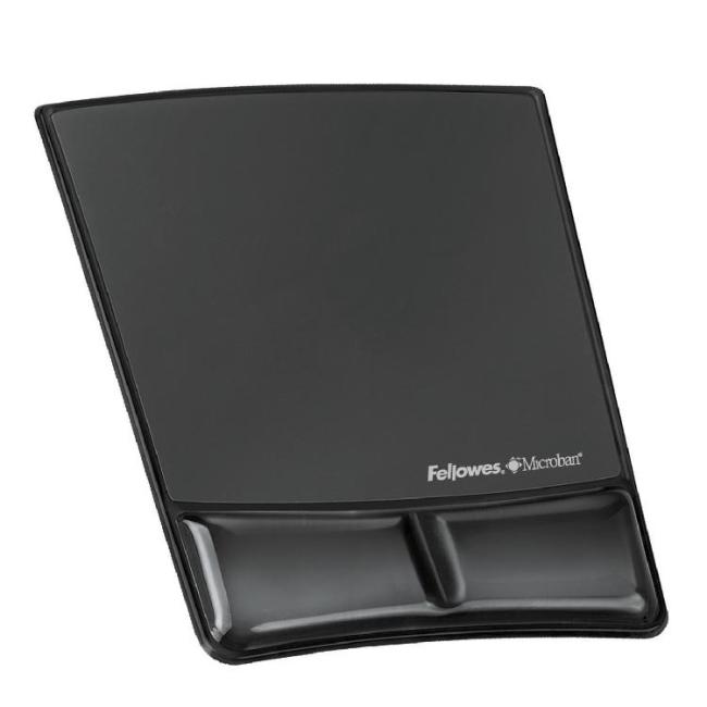 [FE918230] Mouse pad with Health-V wrist rest black