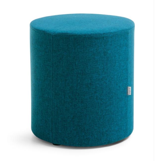 Vancouver Oto stool, cylinder, d.41 x h.45 cm, fabric Next NX-15 blue