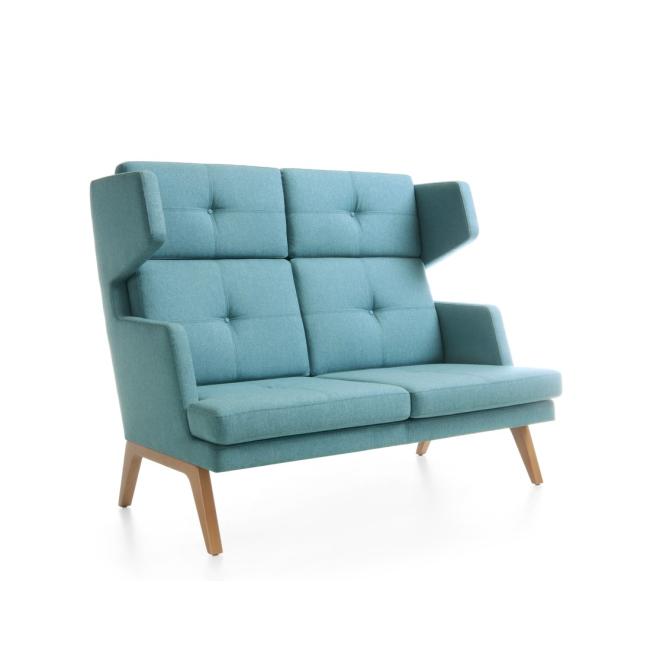 [FL001007] Dvojkreslo October, nohy drevo, látka Medley 67006