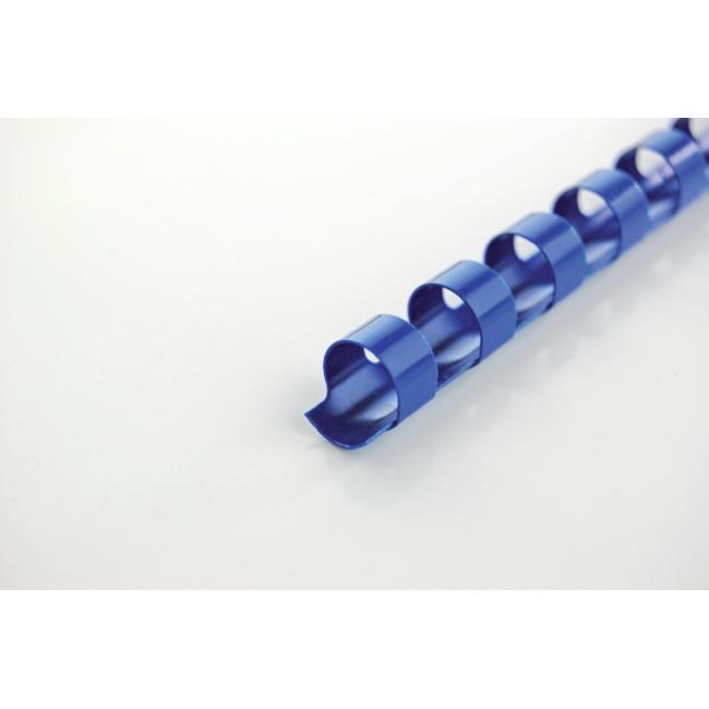 Plastic combs GBC 21R 8mm blue