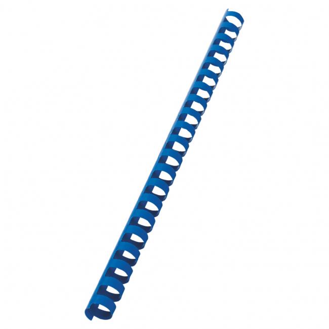 Plastic combs GBC 21R 16mm blue