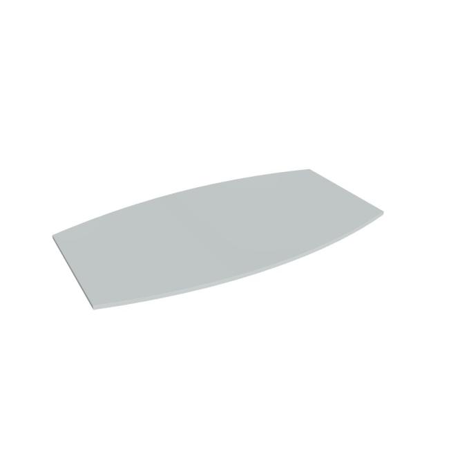 Hobis barrel plate, 200 cm, gray