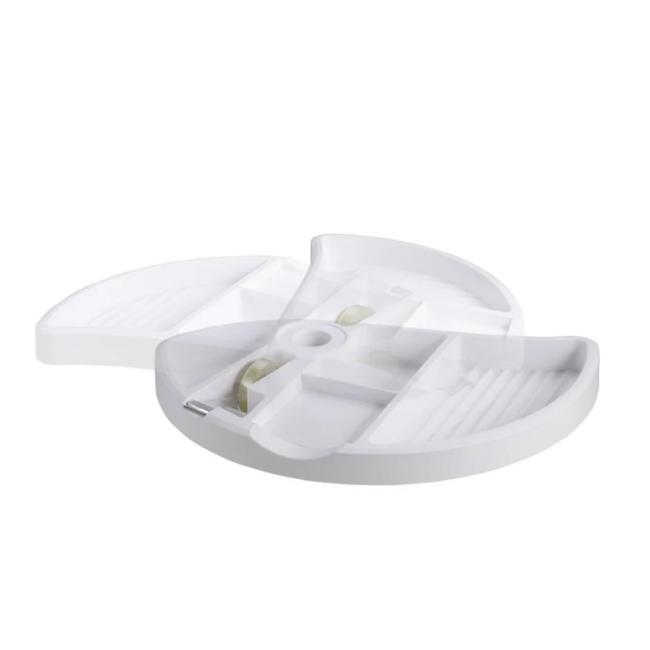 [ON200196] Swivel pencil case under the table top, white