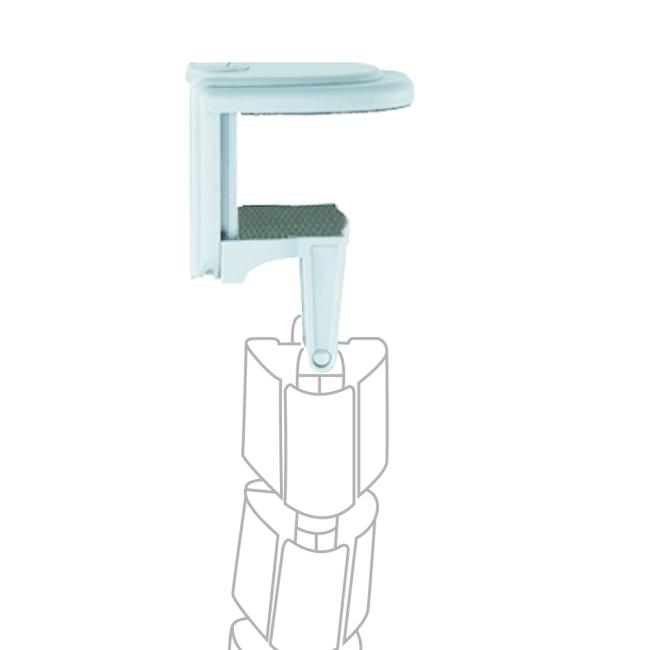 Holder for attaching the cable organizer to the edge of the table 6×7×7.5 cm, white