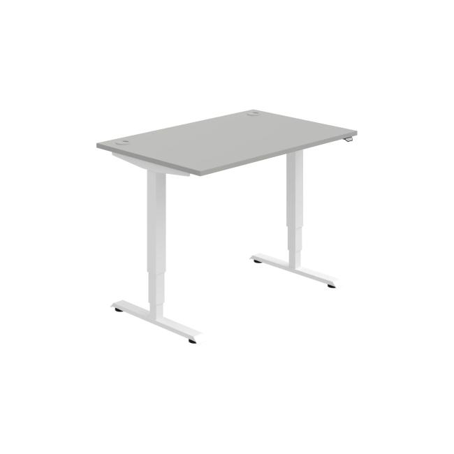 [ON211186] Work table RUN, ZO, 3S, 120x64.5-130.5x80 cm, grey/white