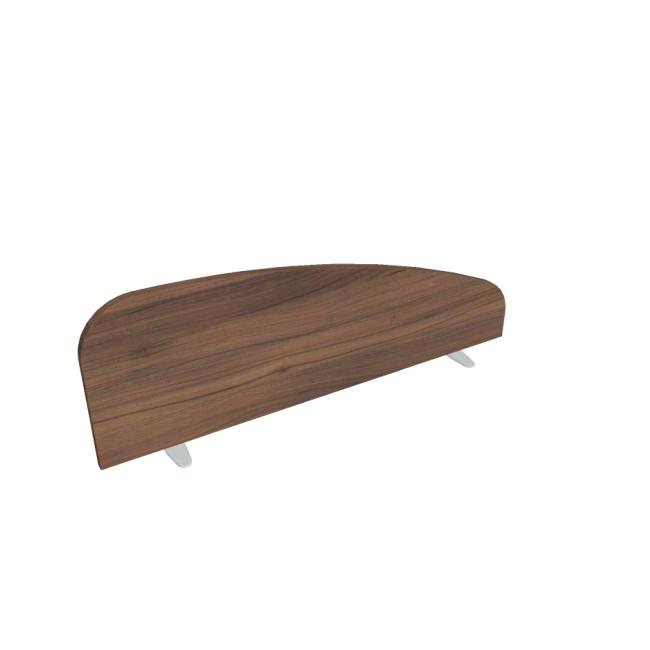 [ON211570] Hobis table screen, round, 120 cm, walnut