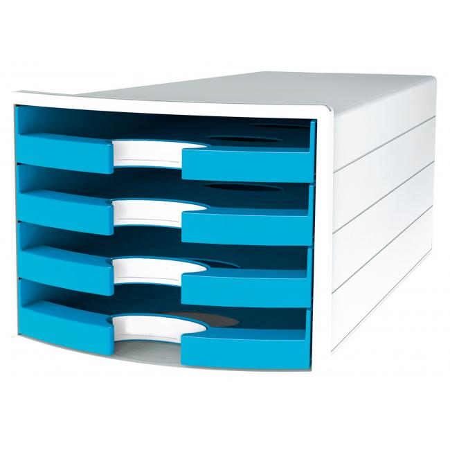 Drawer box IMPULS open light blue