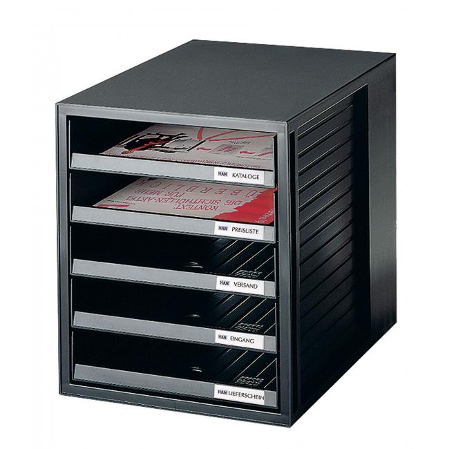 [HA140113] Drawer box Cabinet black