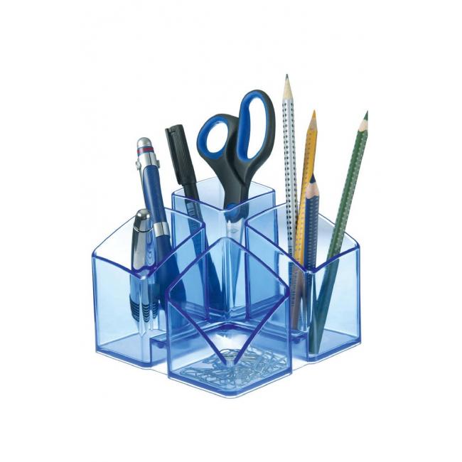Pen stand HAN Scala transparent blue