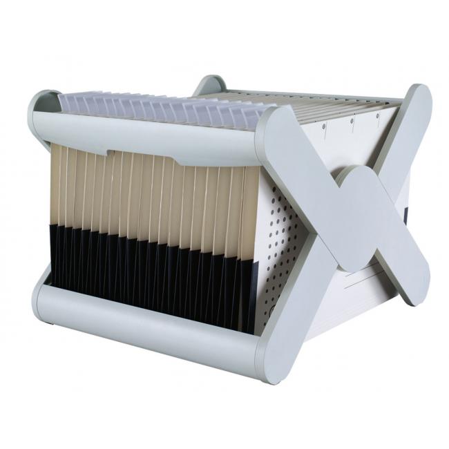 Storage for hanging packaging HAN X-CROSS gray