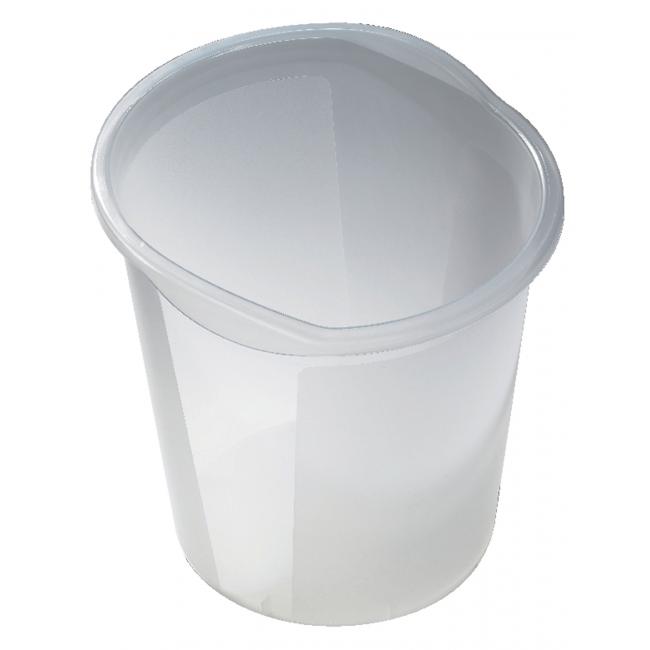 [HE360210] Plastic basket Helit Economy 13 ℓ translucent white