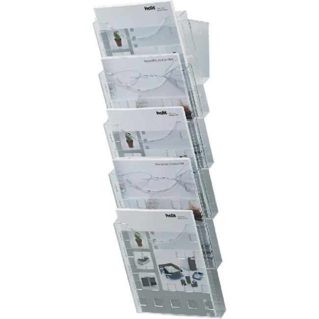 Set of 5 clear trays