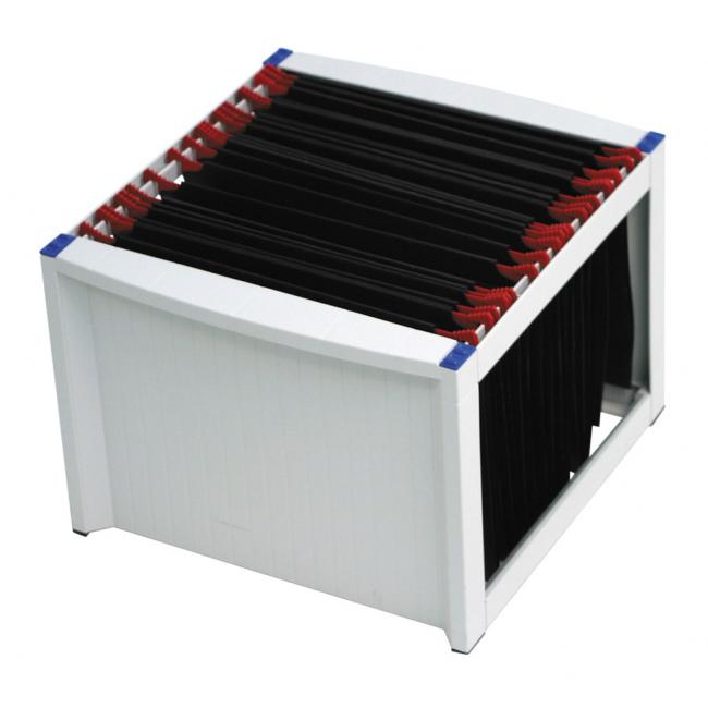 Storage for hanging packaging Helit gray