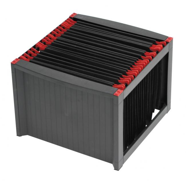 Storage for hanging packaging Helit black