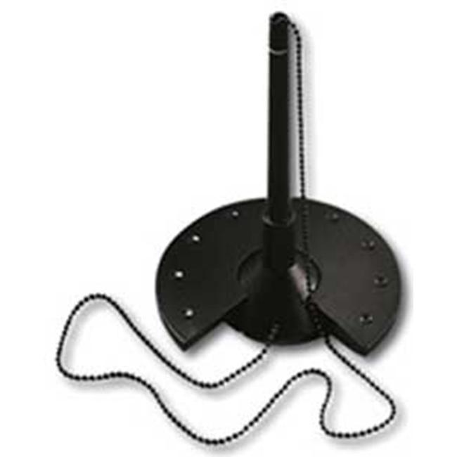 Pen with circular black stand