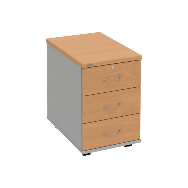 Hobis container, 40x60x60 cm, beech/grey