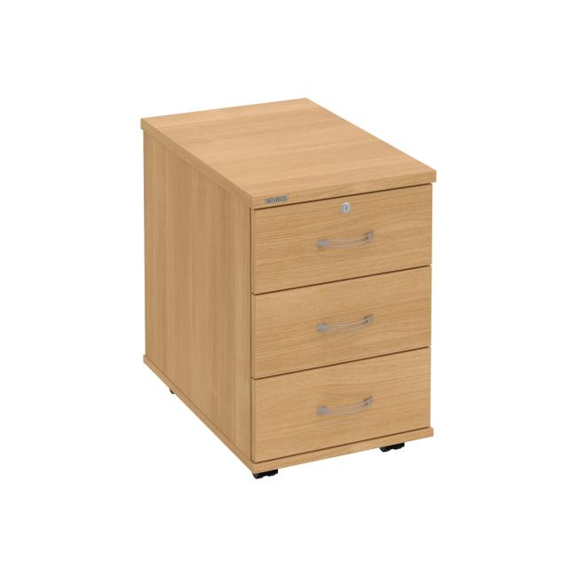 Hobis container, 40x60x60 cm, oak/oak