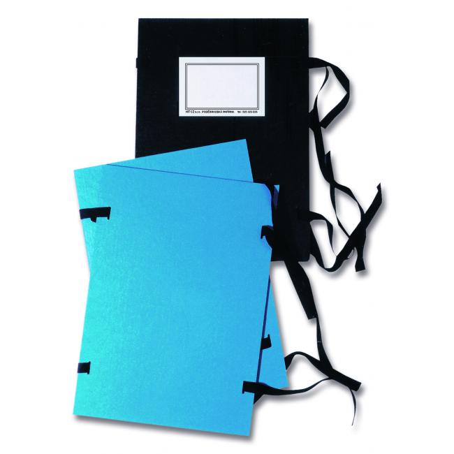 [HI017504] File boards A4 with label HIT OFFICE black