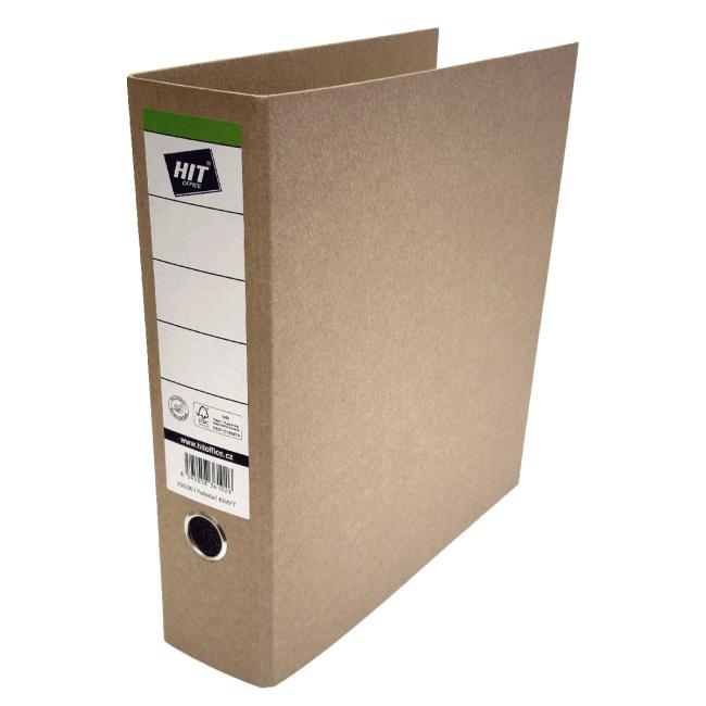 Lever binder HIT OFFICE Kraft Economy 8cm
