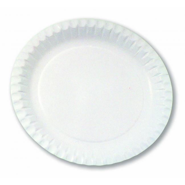 [HI090718] Shallow paper plate 18cm 100 pcs