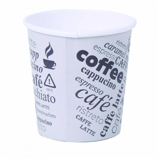 [HI092601] Papierový pohár 120ml 'XS' Coffee to go s motívom 50 ks