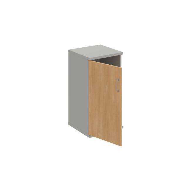 Shelf cabinet L Strong, 40x76.8x40 cm, oak/grey