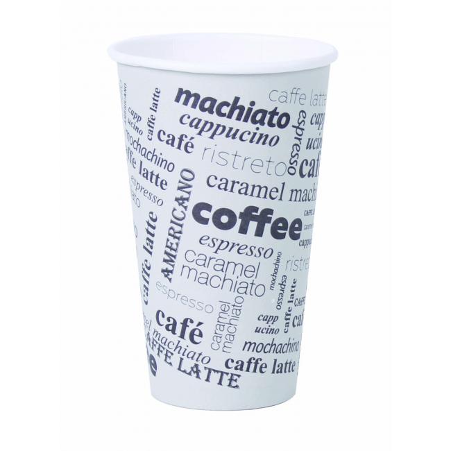 [HI092604] Papierový pohár 400ml Coffee to go s motívom 50 ks