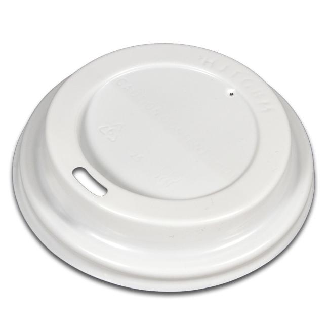 [HI092701] Plastic cap white 62 mm 'Coffee to go' 100 pcs