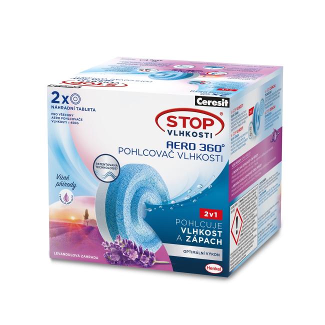 [HK111228] Ceresit Stop vlhkosti - 2 tablety AERO levanduľa 2x450g