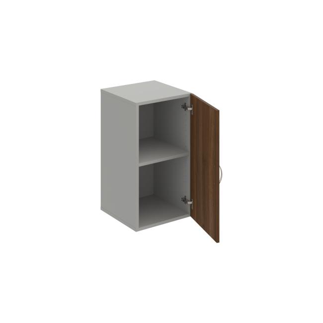 Drive shelf cabinet, 40x74x42 cm, walnut/grey
