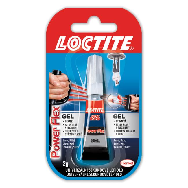 [HK662165] Instant adhesive Loctite Super Bond Power Flex Gel 2g
