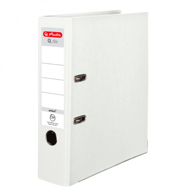 Lever filer Herlitz Q.file 8cm white