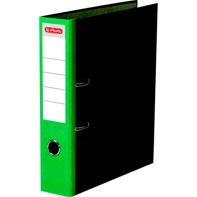 [HL016544] Lever filer Herlitz Marble 8cm green