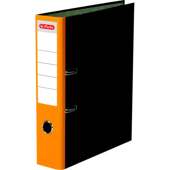 Lever filer Herlitz Marble 8cm yellow