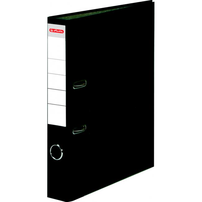 [HL016569] Zakladač pákový Herlitz Mramor 5cm čierny