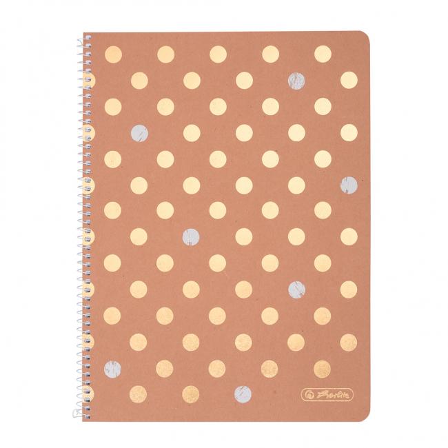 Square notepad Herlitz Pure Glam A4 80 sheets
