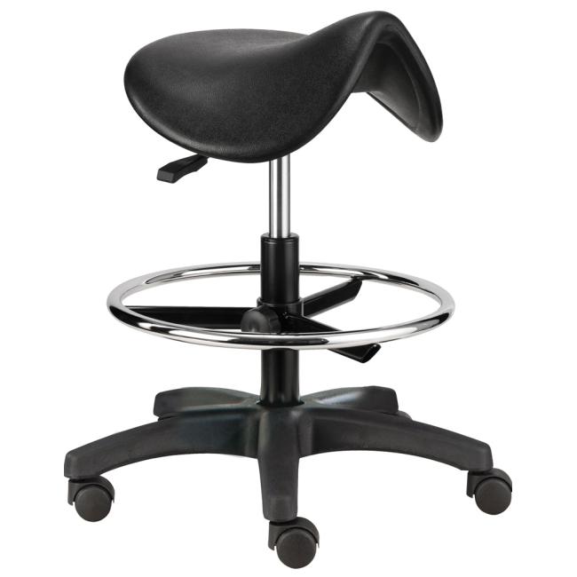 Work chair SEDA black with locking ring