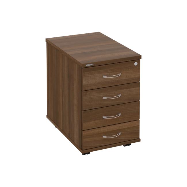 Hobis container, 40x60x60 cm, walnut/walnut