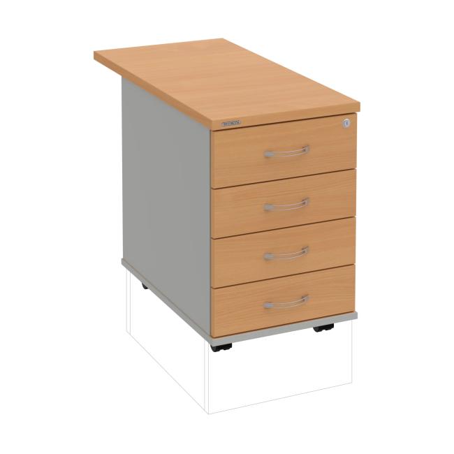 [ON248119] Hobis container, 40x60x80 cm, beech/grey