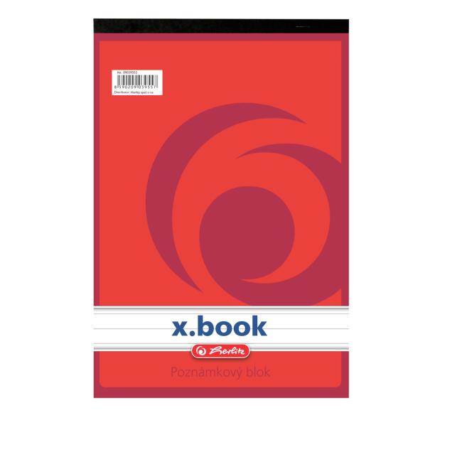 [HL039553] Ruled notepad Herlitz A6 50 sheets