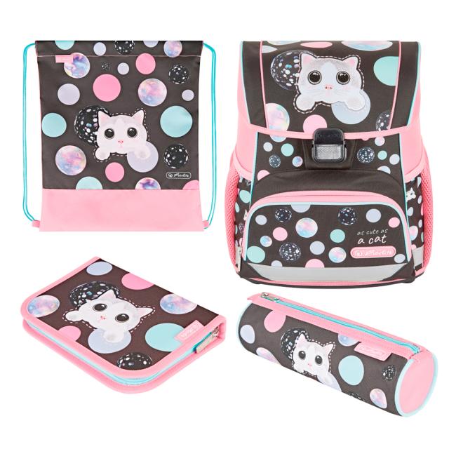 [HL043088] School bag Herlitz Loop+ Cat, set