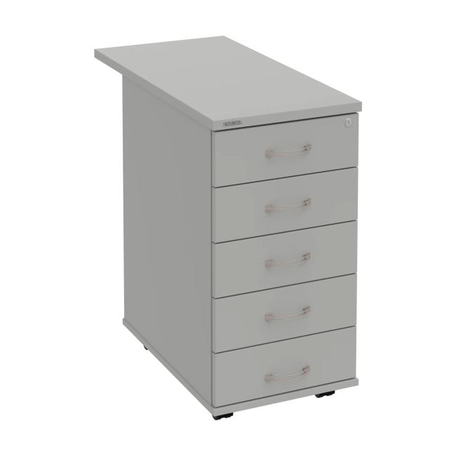 Hobis container, 40x75.5x80 cm, grey/grey