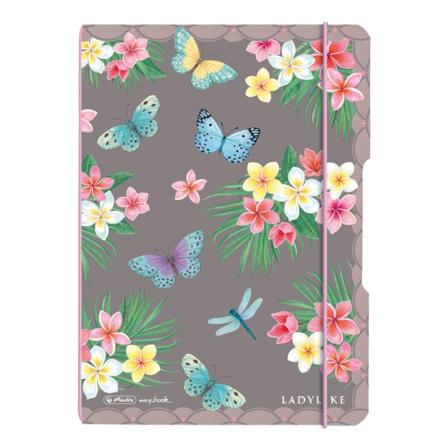 Notebook Herlitz my.book Flex Ladylike Butterfly A5 40 sheets dotted