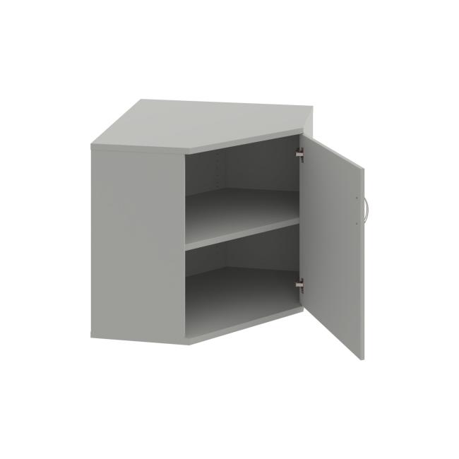 Shelving cabinet Strong P, 80x76.8x40 cm, gray/grey