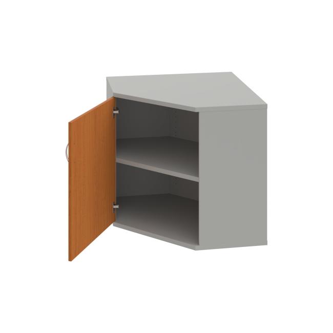 Shelf cabinet Strong L, 80x76.8x40 cm, cherry/grey