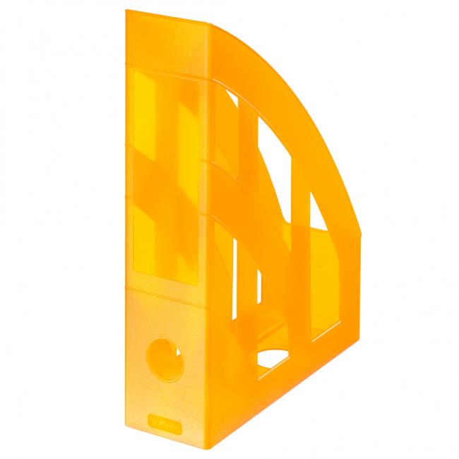 Magazine rack Herlitz transparent orange